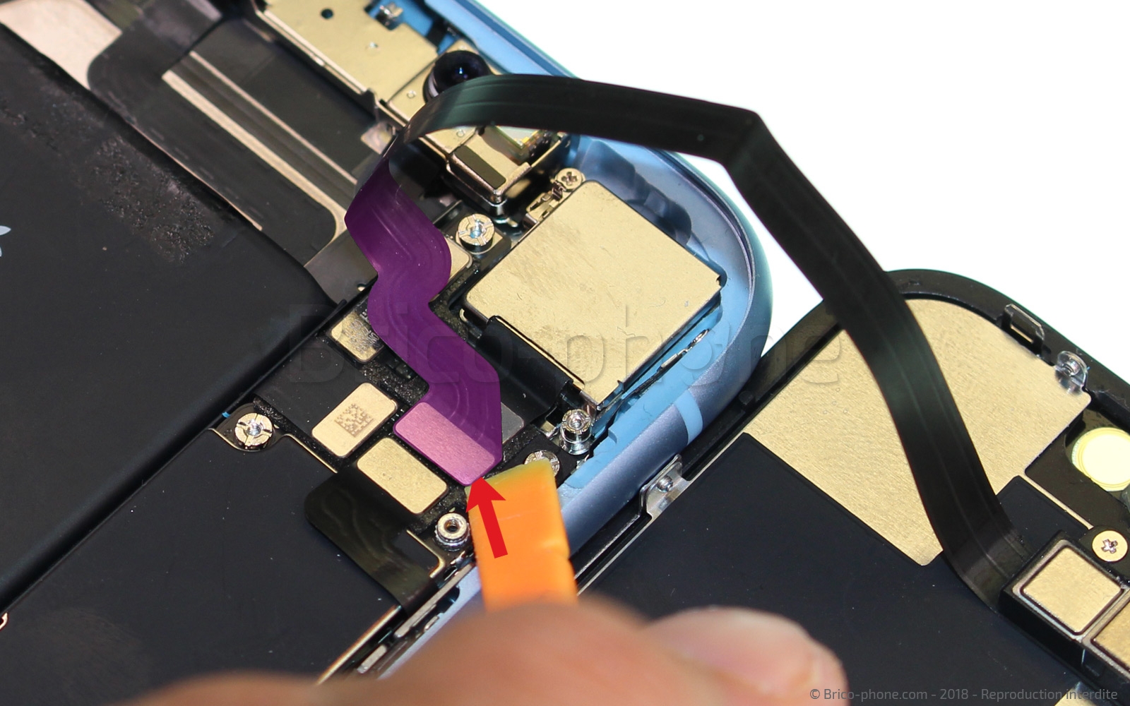 Changement de haut-parleur externe sur iPhone XR photo 1