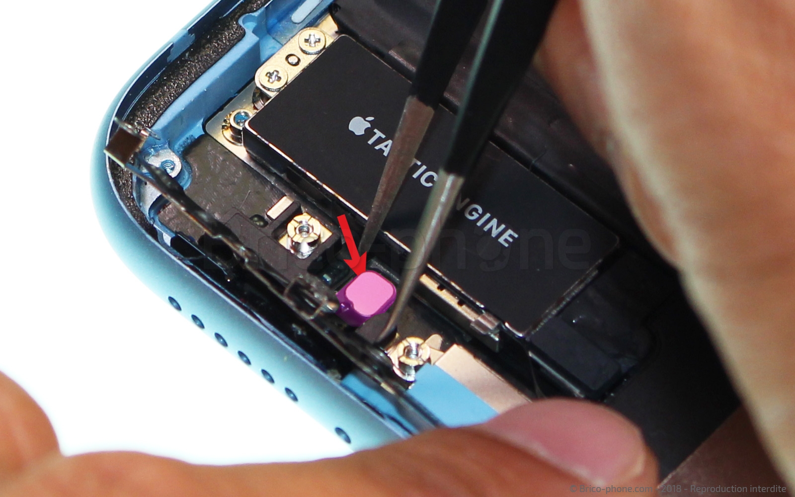 Changement de haut-parleur externe sur iPhone XR photo 3