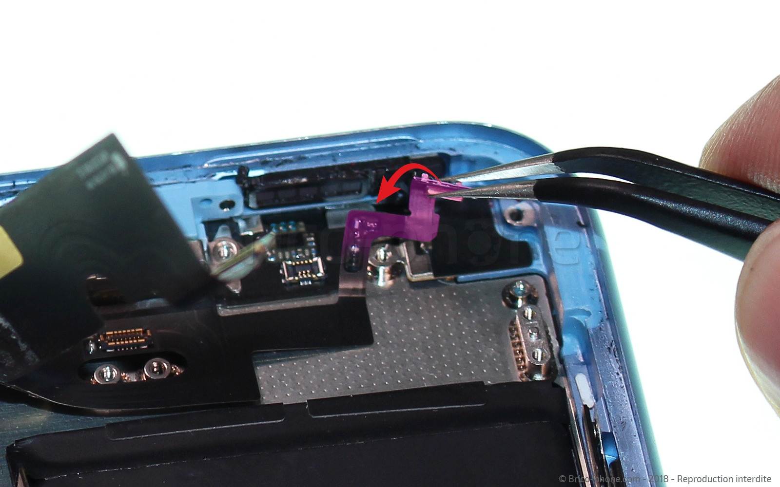 Changement d'antenne basse sur iPhone XR photo 2