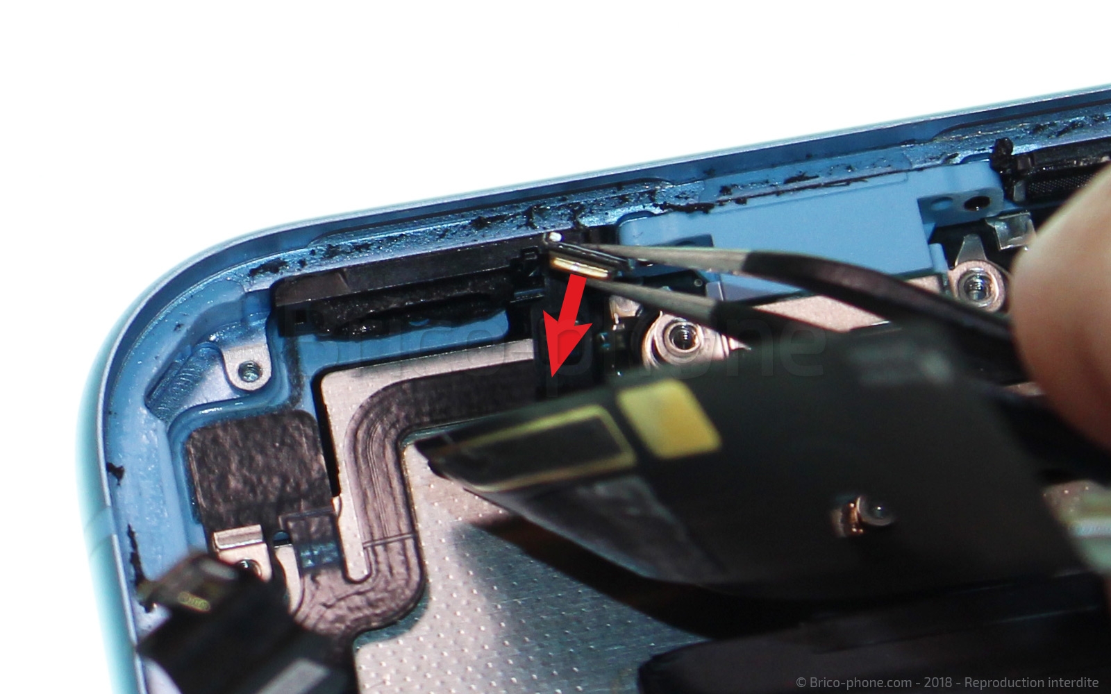 Changement d'antenne basse sur iPhone XR photo 3