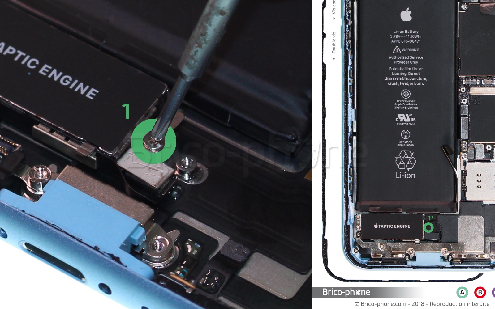 Changement d'antenne basse sur iPhone XR photo 1