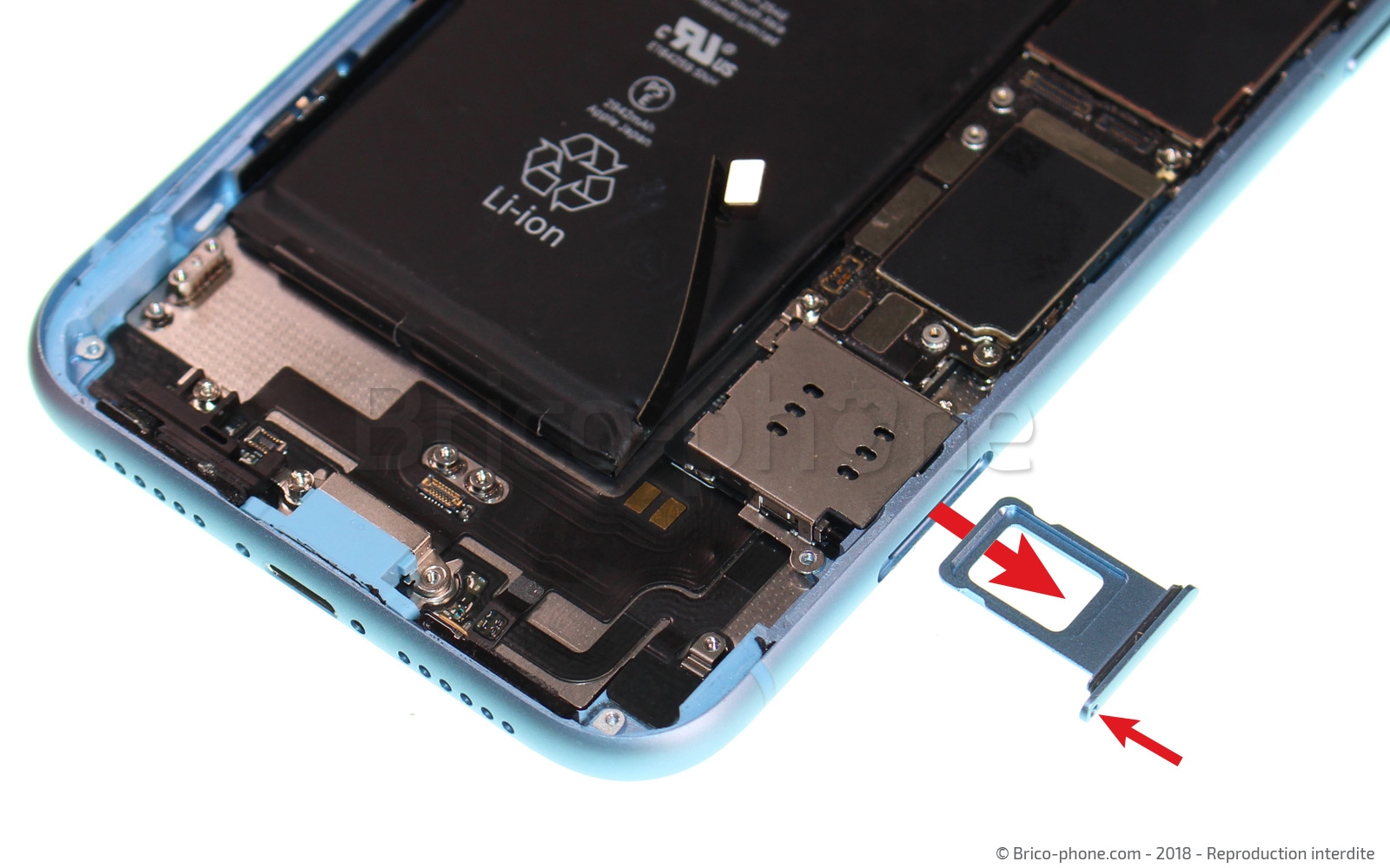 Changement d'antenne basse sur iPhone XR photo 1