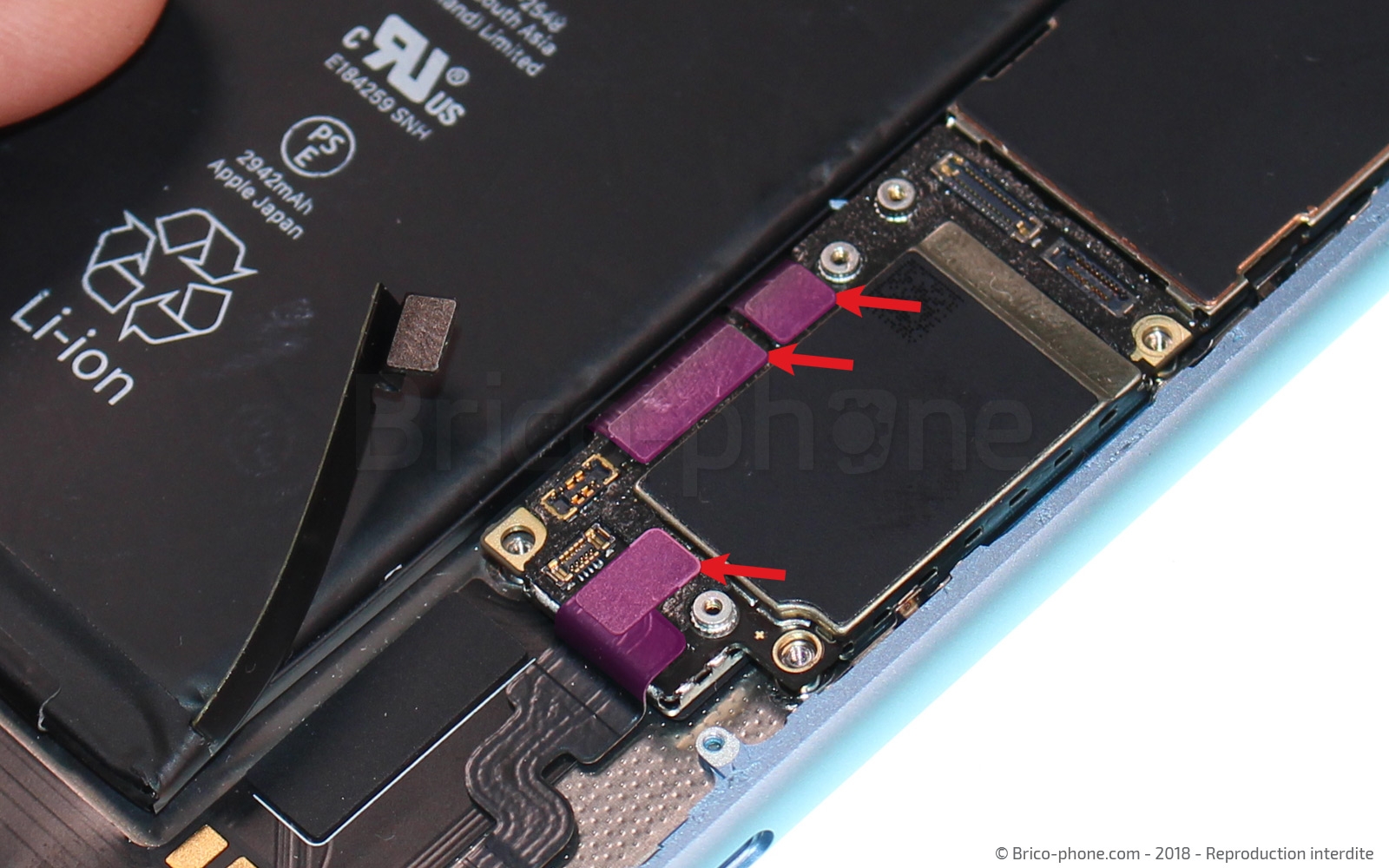 Changement d'antenne basse sur iPhone XR photo 1