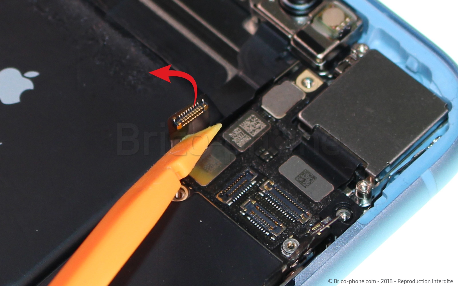 Changement d'antenne basse sur iPhone XR photo 3
