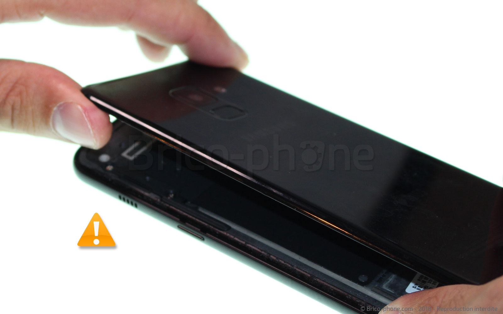 Démontage complet sur Galaxy A8 2018 photo 1