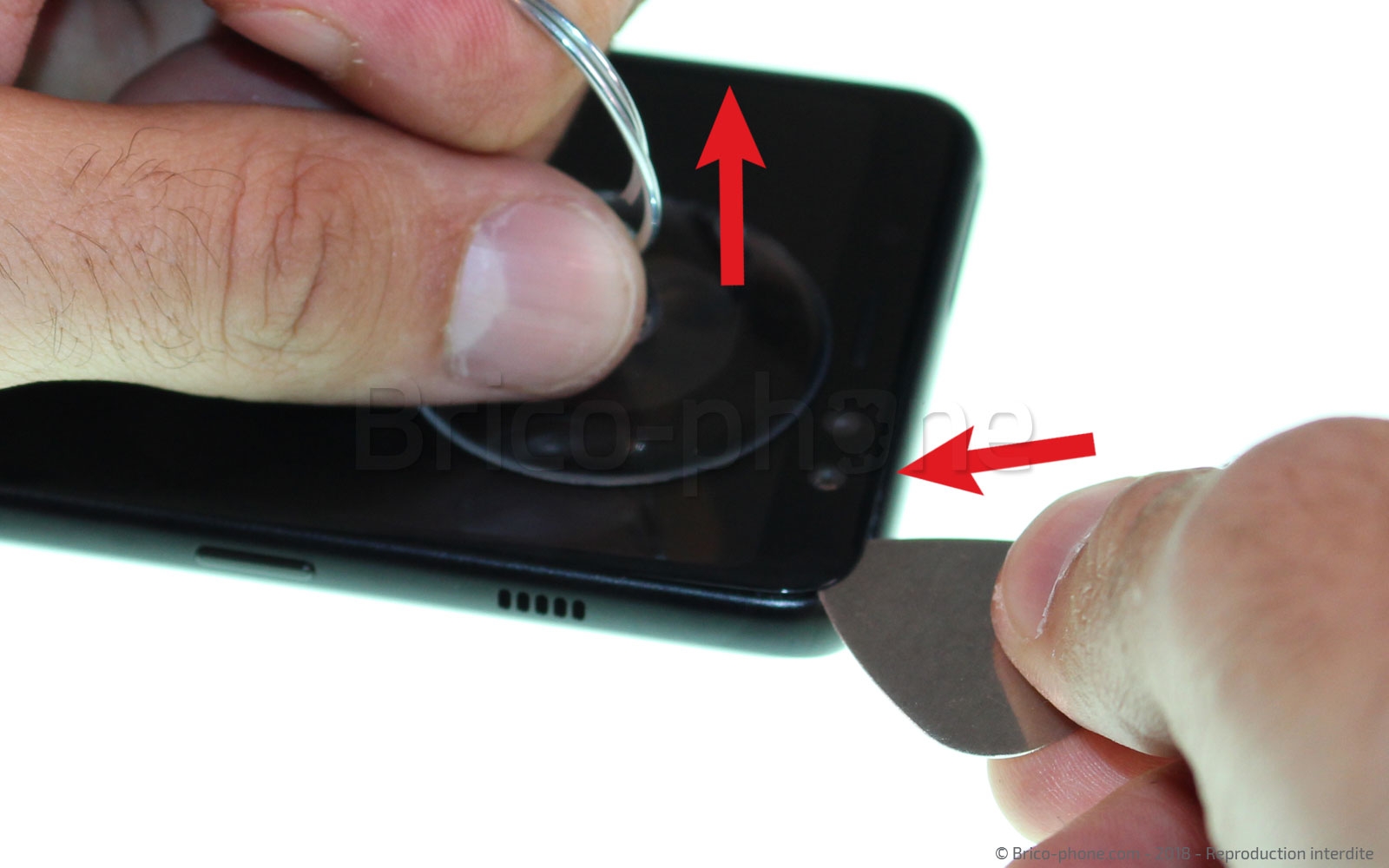 Démontage complet sur Galaxy A8 2018 photo 2