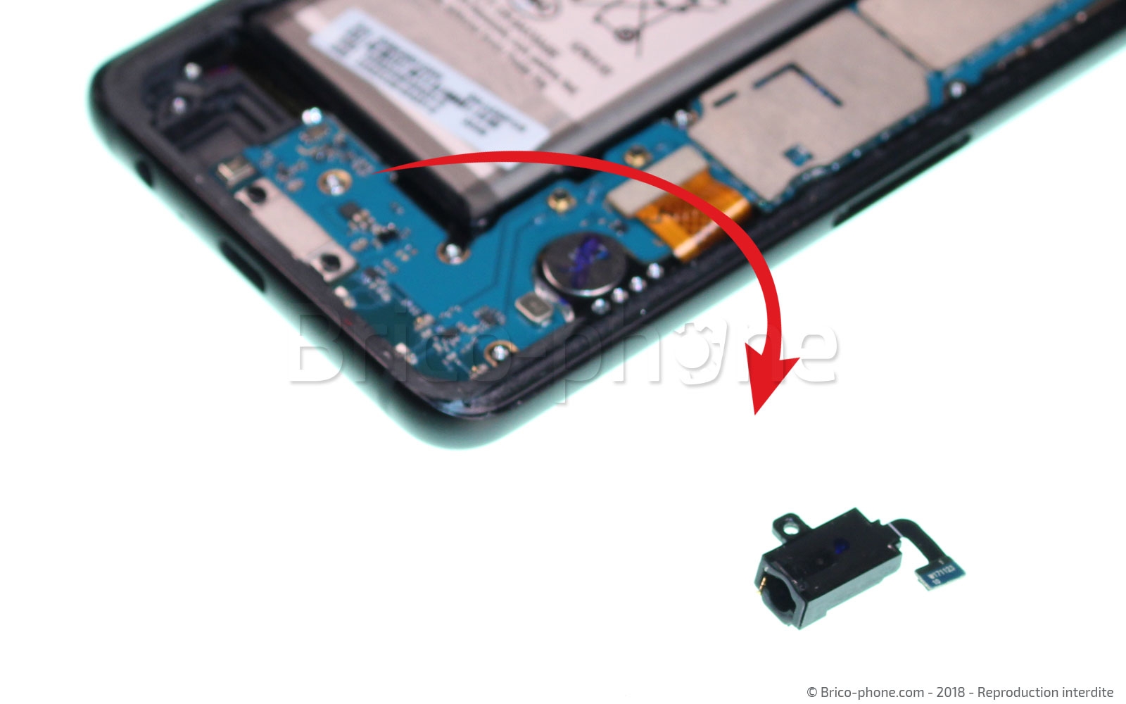 Démontage complet sur Galaxy A8 2018 photo 3