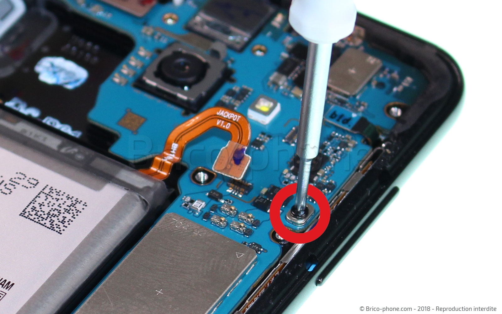 Démontage complet sur Galaxy A8 2018 photo 2