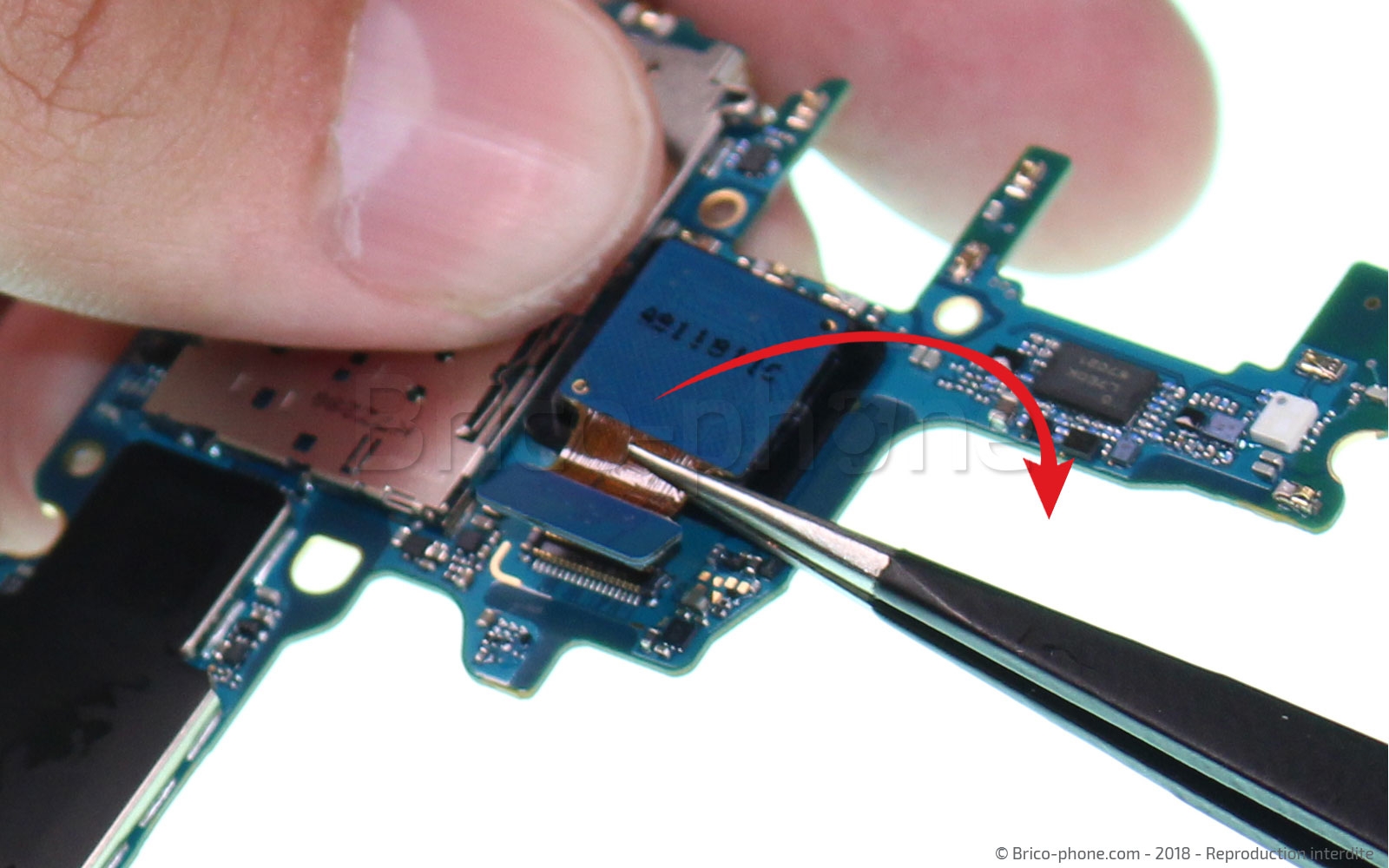 Démontage complet sur Galaxy A8 2018 photo 2