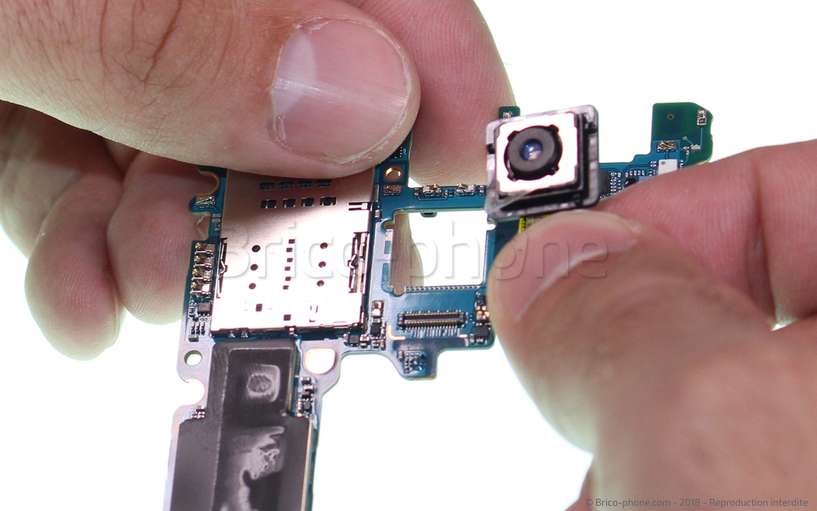 Démontage complet sur Galaxy A8 2018 photo 3