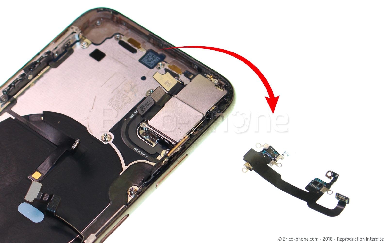 Changement d'antenne WiFi sur iPhone XS photo 4