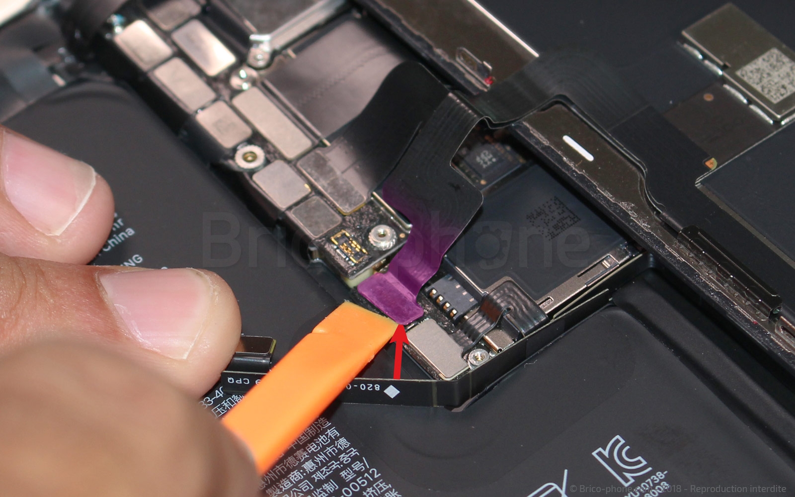 Changement de nappe volume et induction sur iPhone XS photo 1