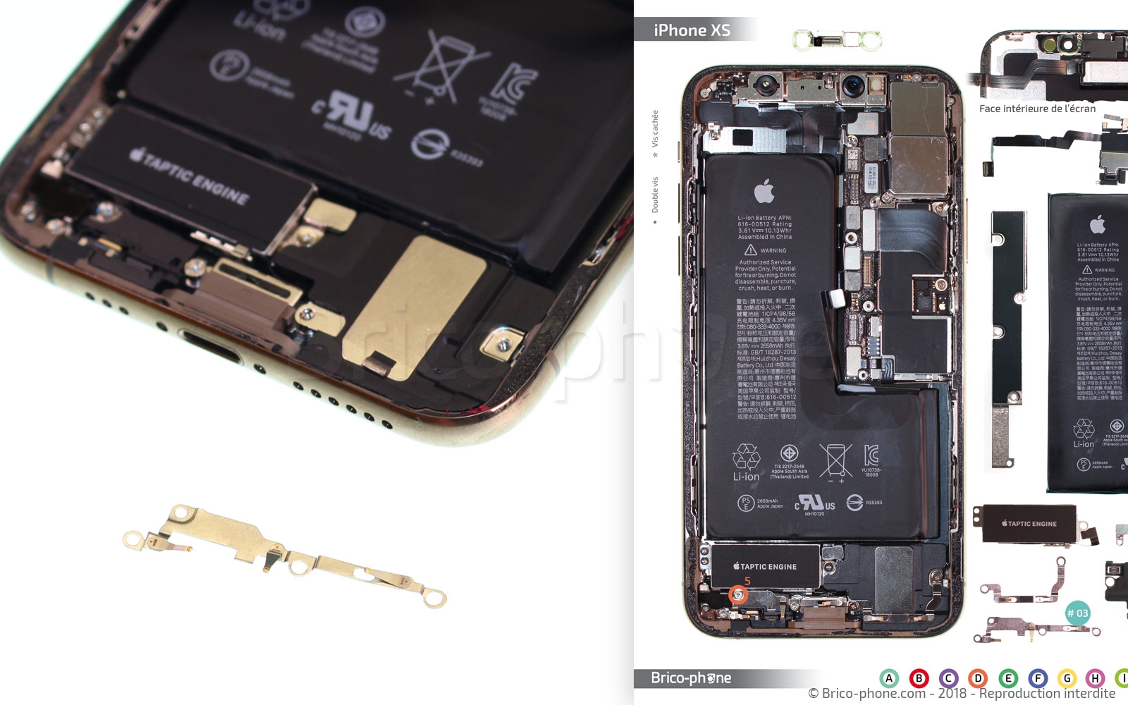 Changement de nappe volume et induction sur iPhone XS photo 3