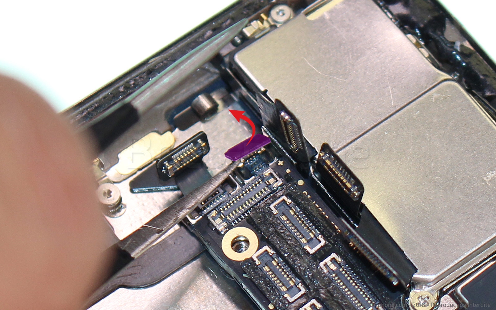 Changement de nappe volume et induction sur iPhone XS photo 4