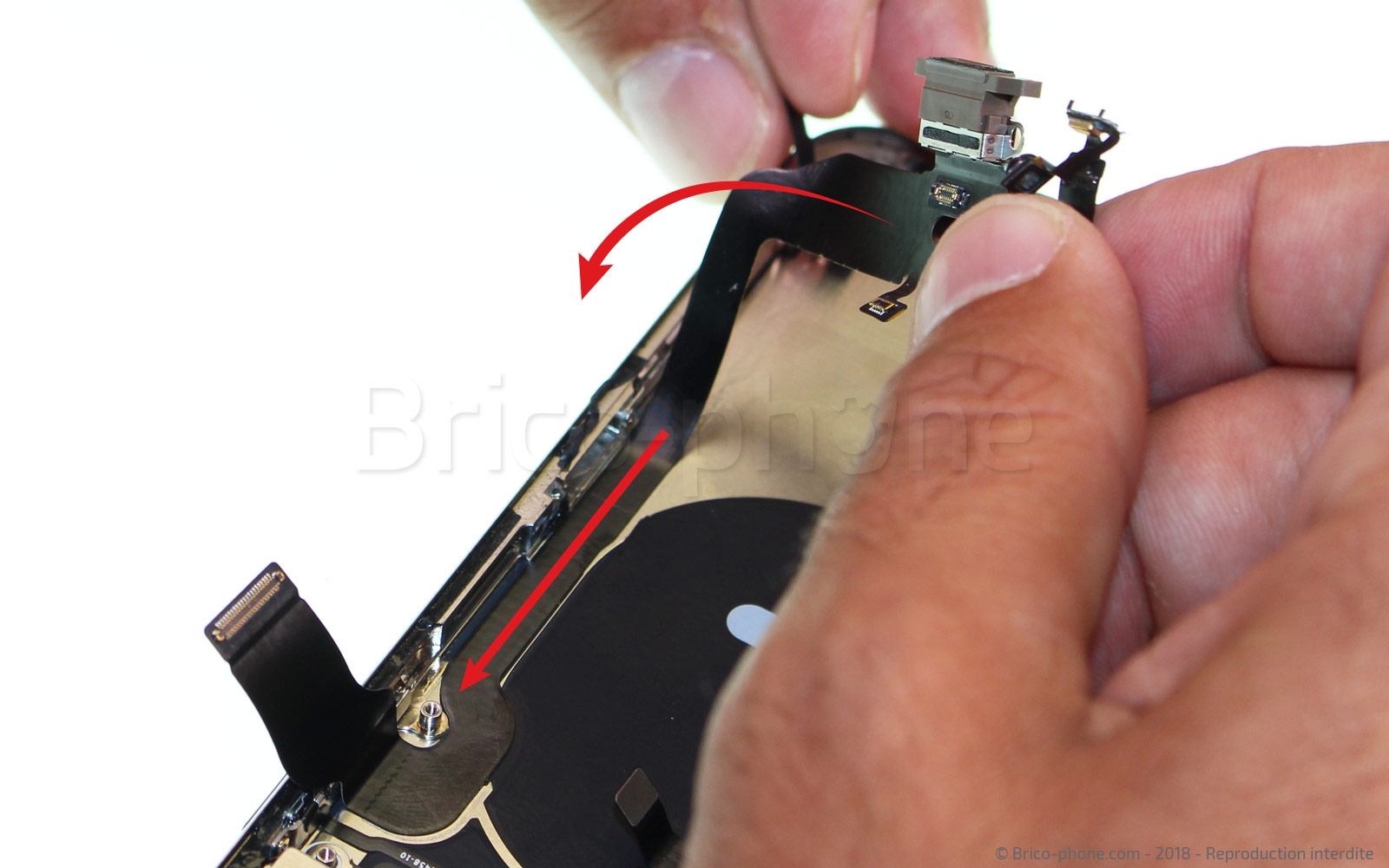 Changement de nappe volume et induction sur iPhone XS photo 2