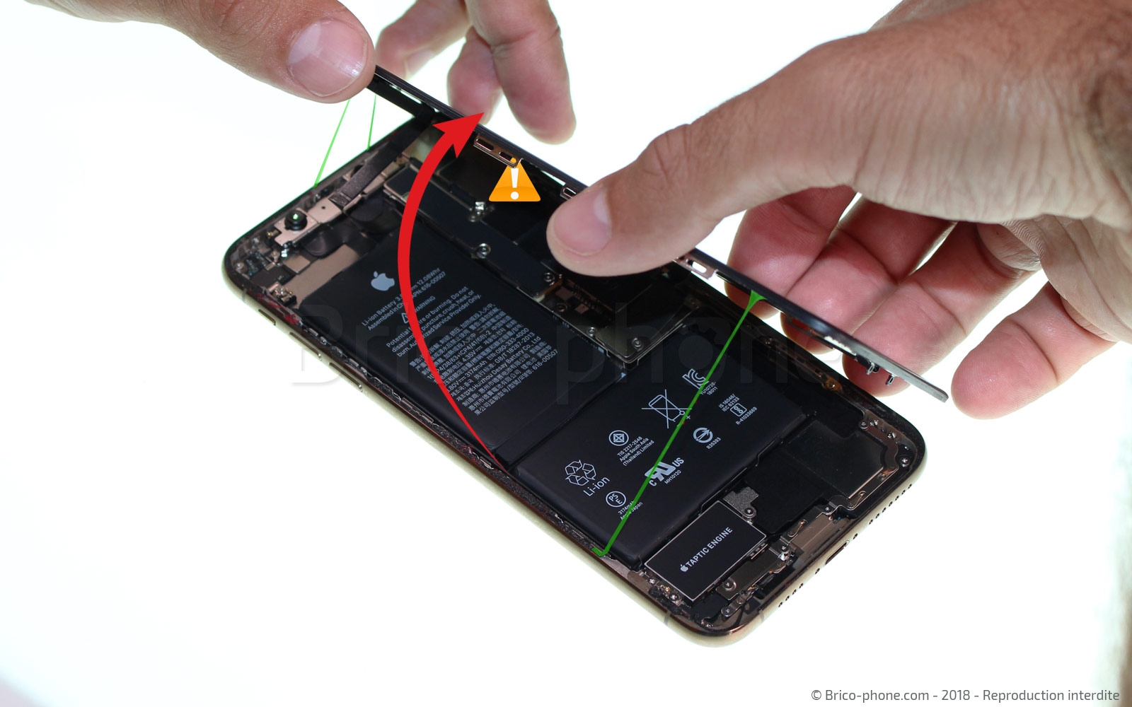 Changement du connecteur de charge sur iPhone XS Max photo 4