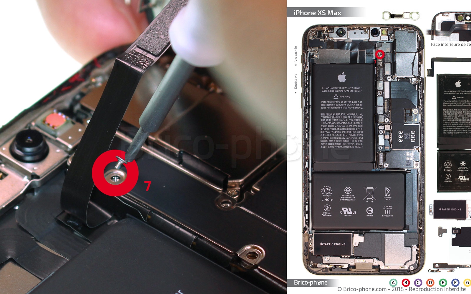 Changement du connecteur de charge sur iPhone XS Max photo 2