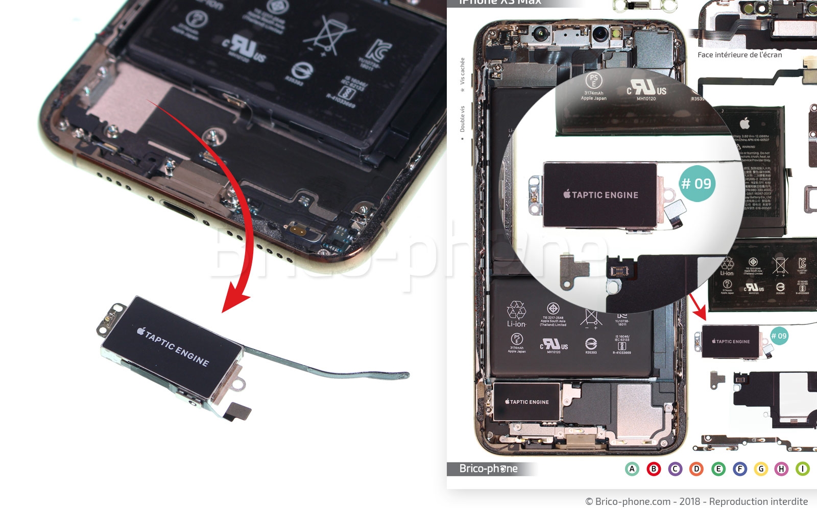 Changement du connecteur de charge sur iPhone XS Max photo 4