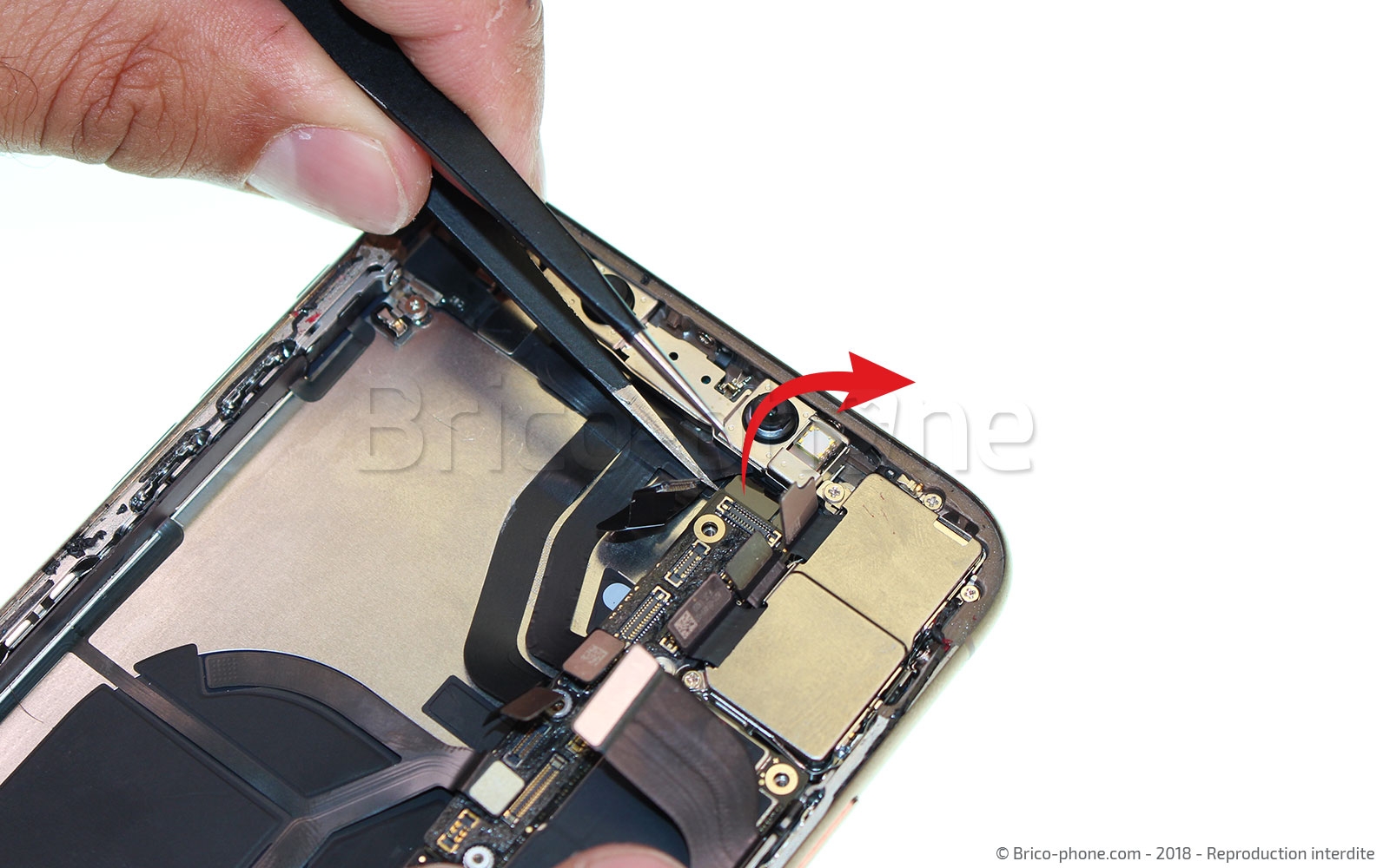 Changement du connecteur de charge sur iPhone XS Max photo 1