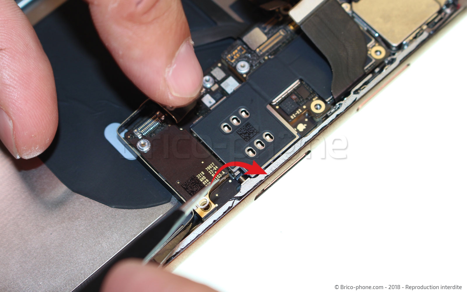 Changement du connecteur de charge sur iPhone XS Max photo 1