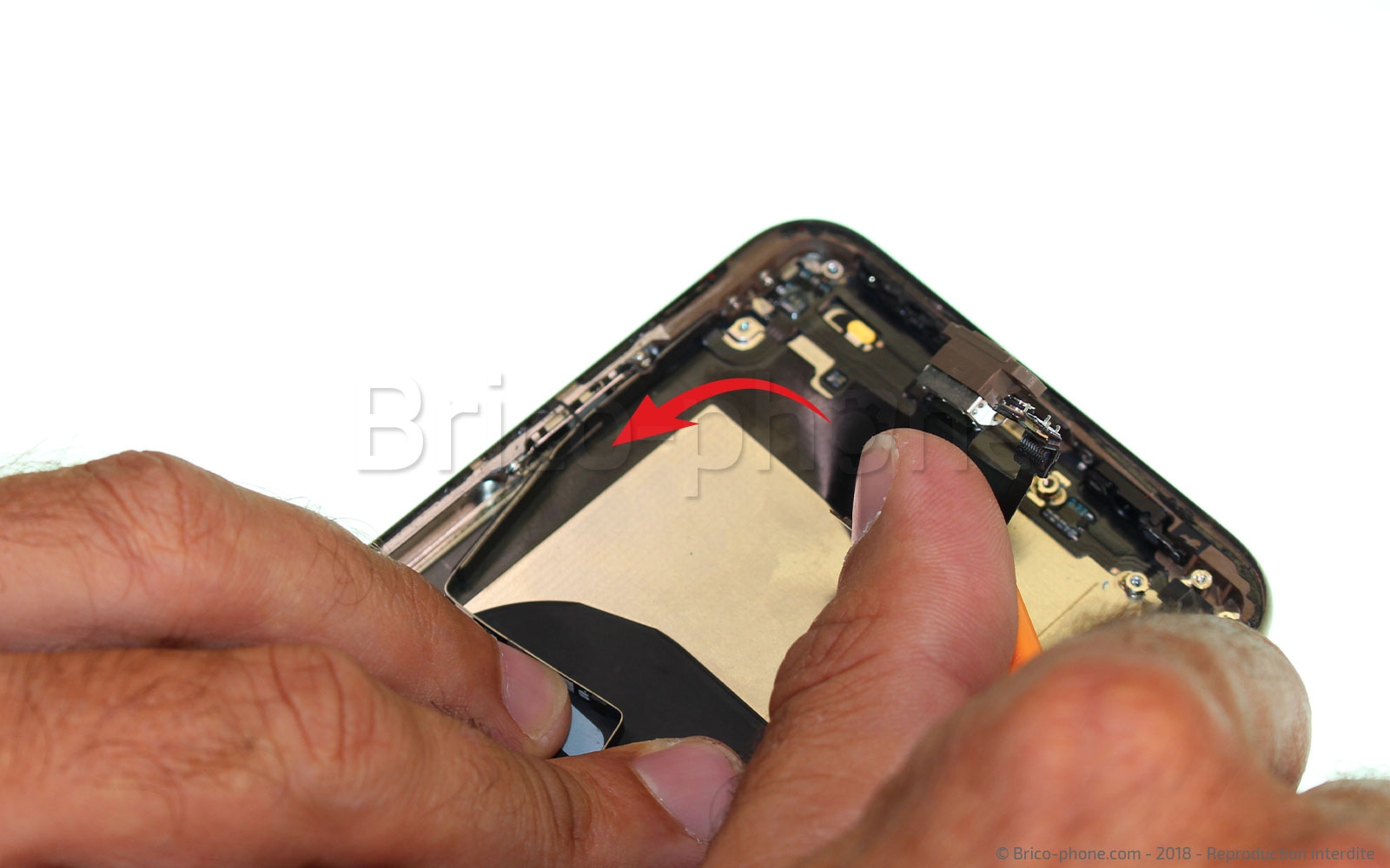 Changement du connecteur de charge sur iPhone XS Max photo 3