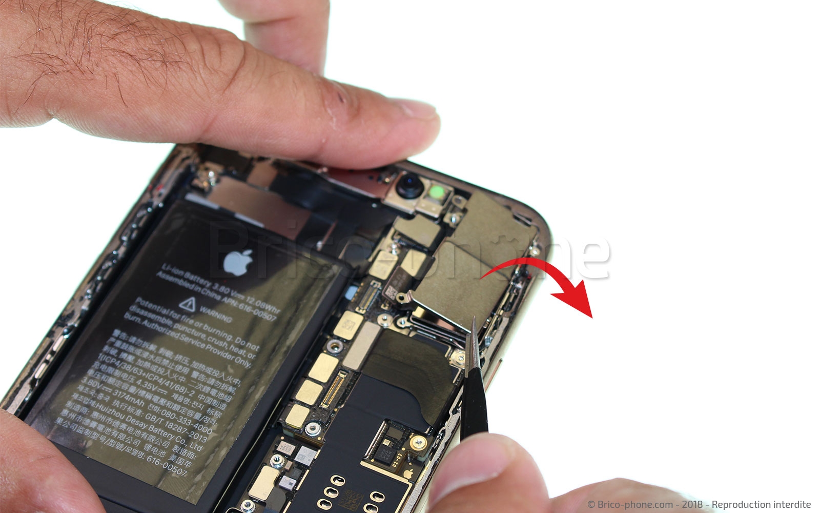 Changement de double caméra arrière sur iPhone XS Max photo 2