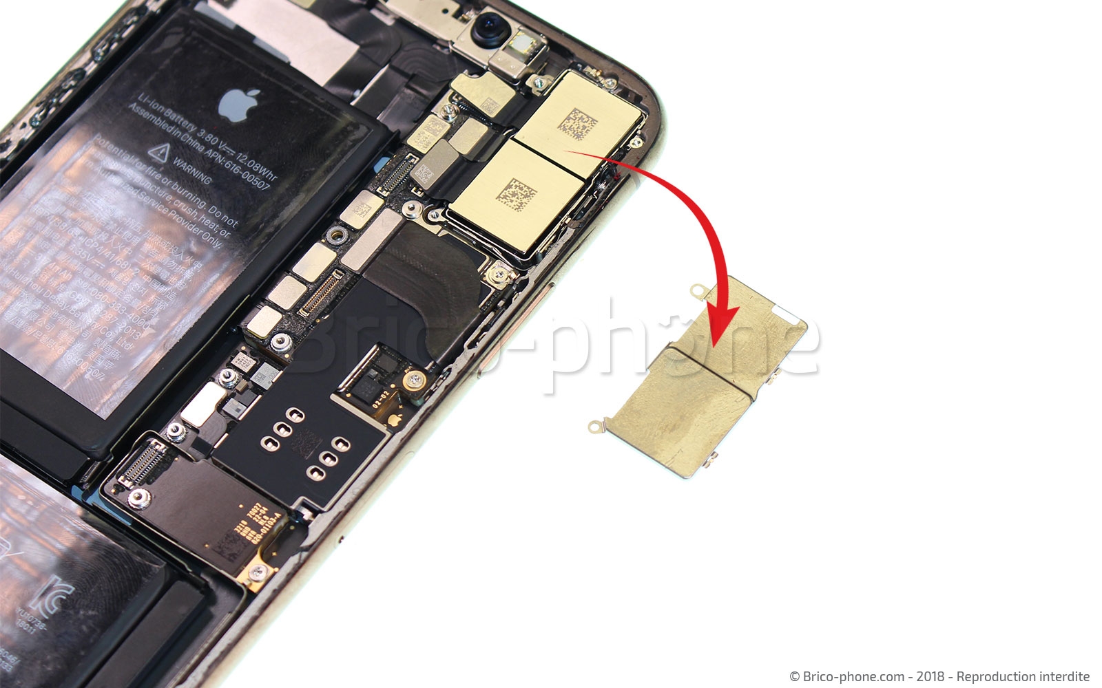 Changement de double caméra arrière sur iPhone XS Max photo 3