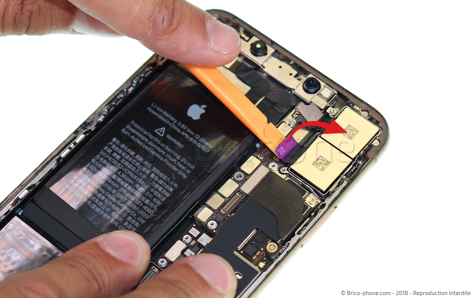 Changement de double caméra arrière sur iPhone XS Max photo 2