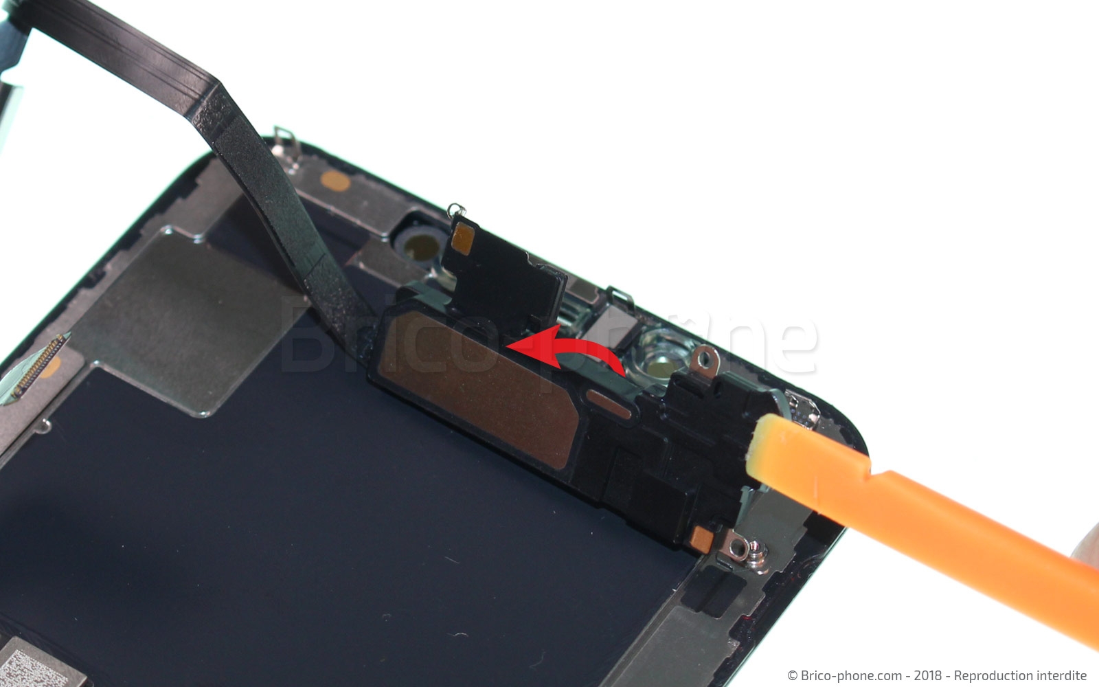 Changement du haut-parleur interne sur iPhone XS Max photo 3