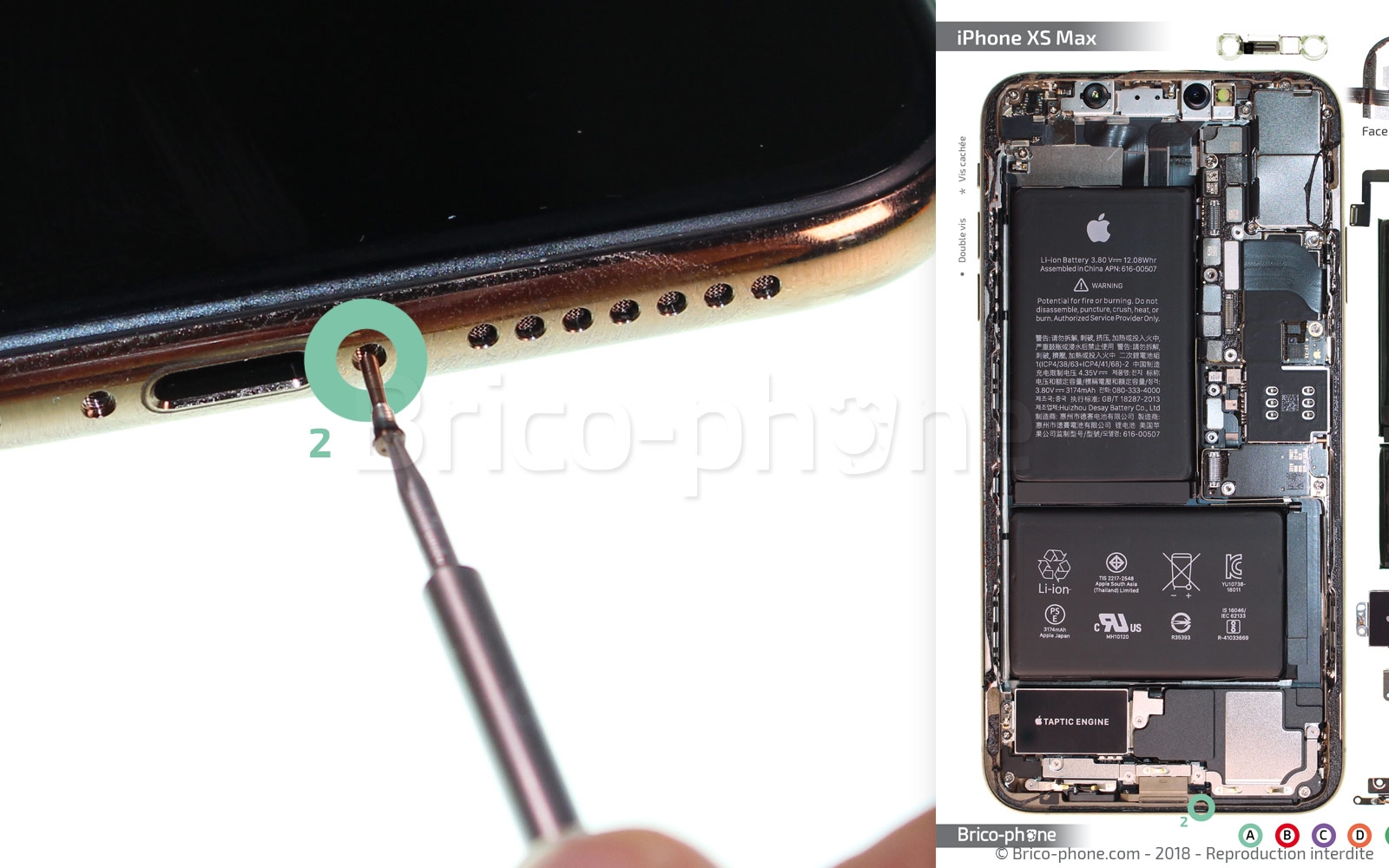 Changement du vibreur Taptic Engine sur iPhone XS Max photo 2