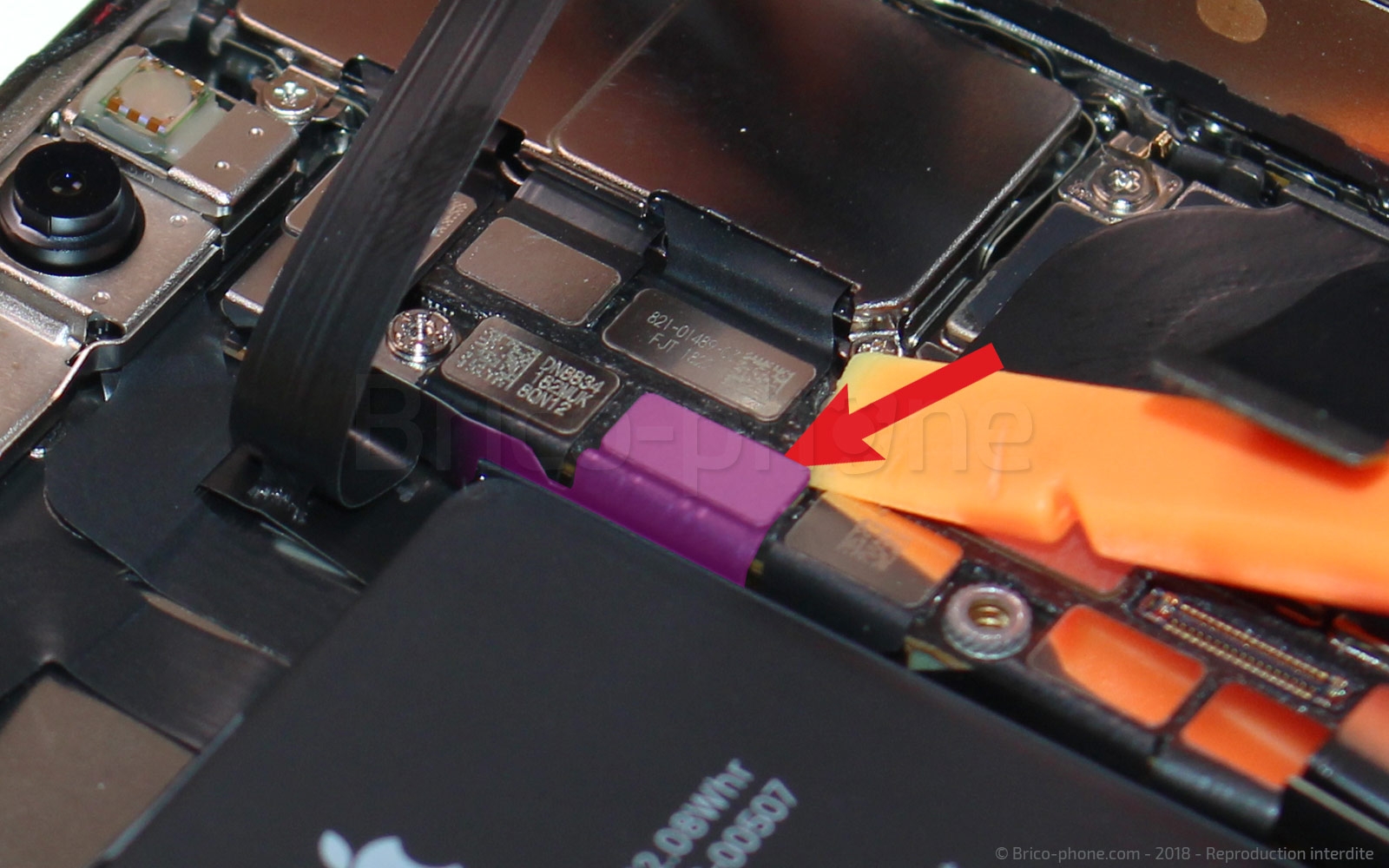 Changement du vibreur Taptic Engine sur iPhone XS Max photo 3