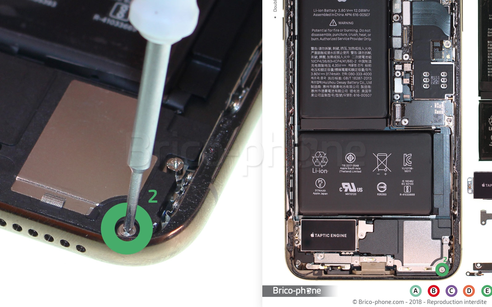 Changement du vibreur Taptic Engine sur iPhone XS Max photo 1