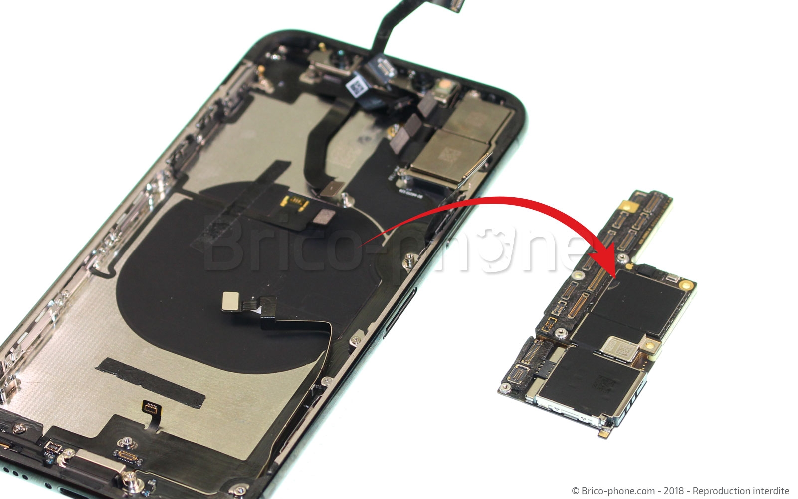 Démontage complet sur iPhone X photo 3