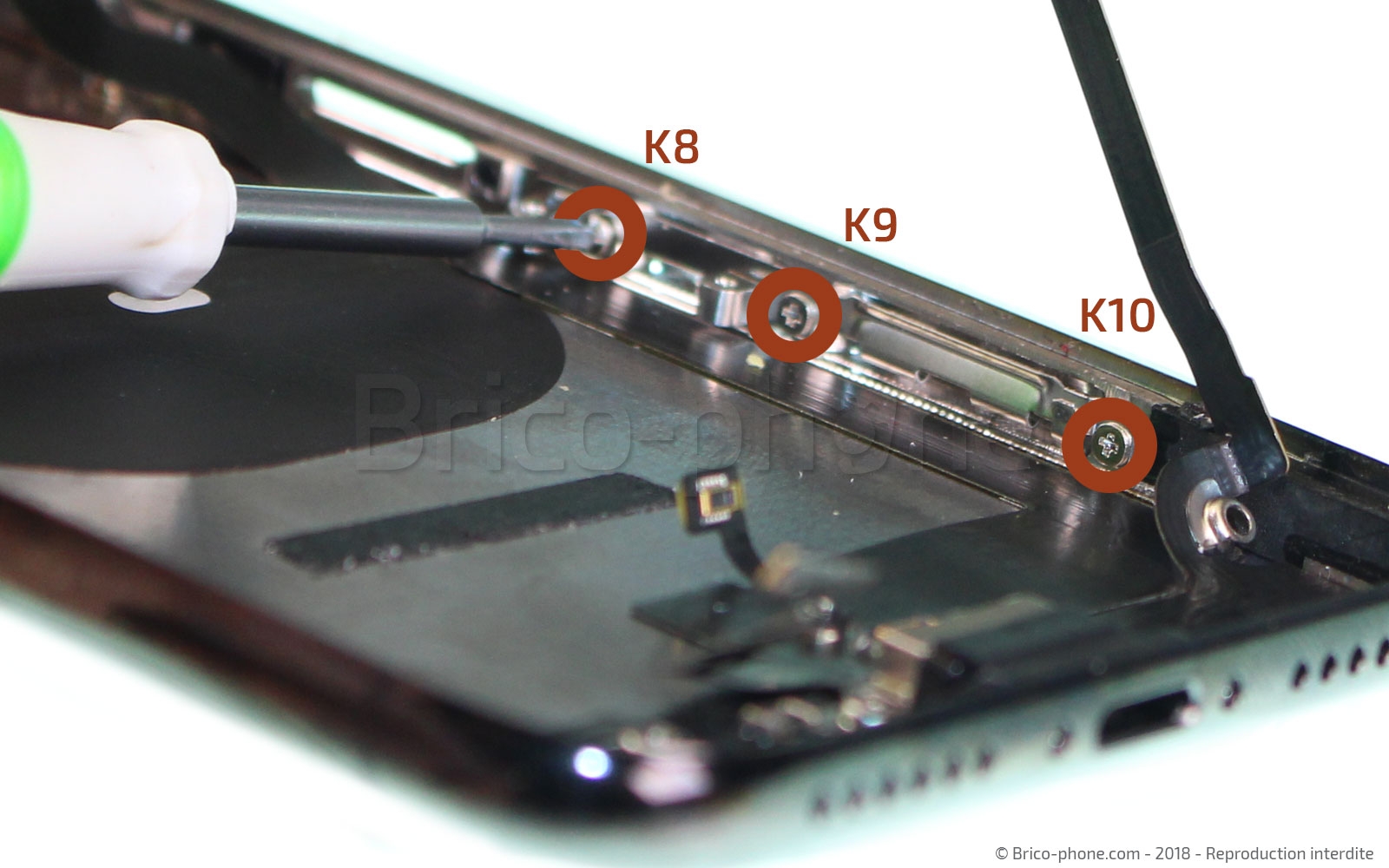 Démontage complet sur iPhone X photo 2