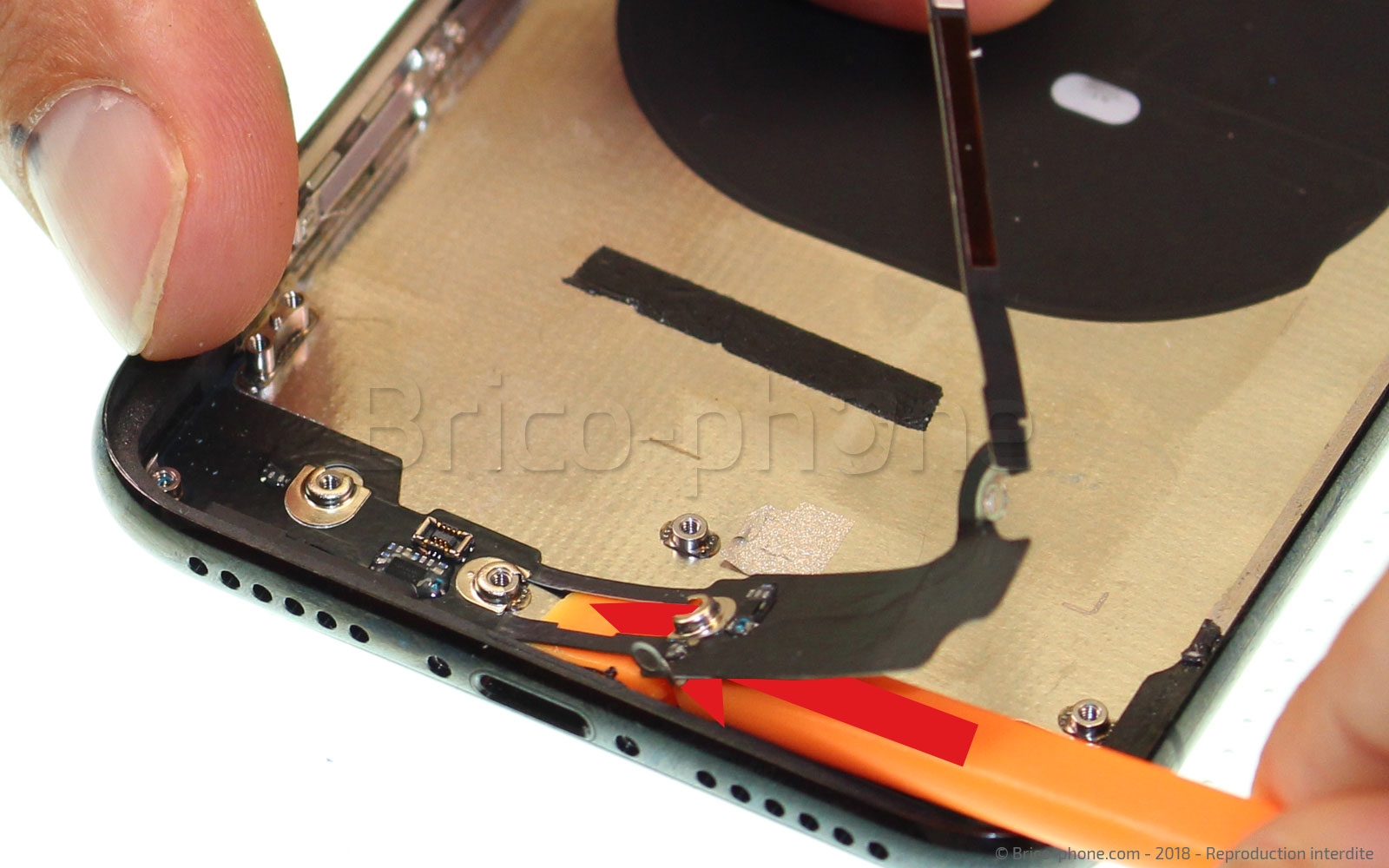Démontage complet sur iPhone X photo 2