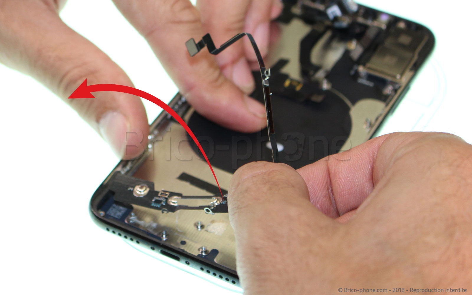 Démontage complet sur iPhone X photo 3