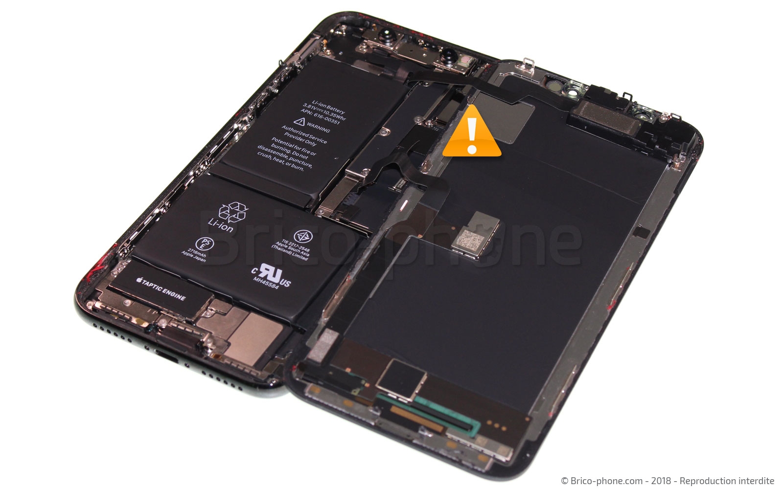 Démontage complet sur iPhone X photo 3