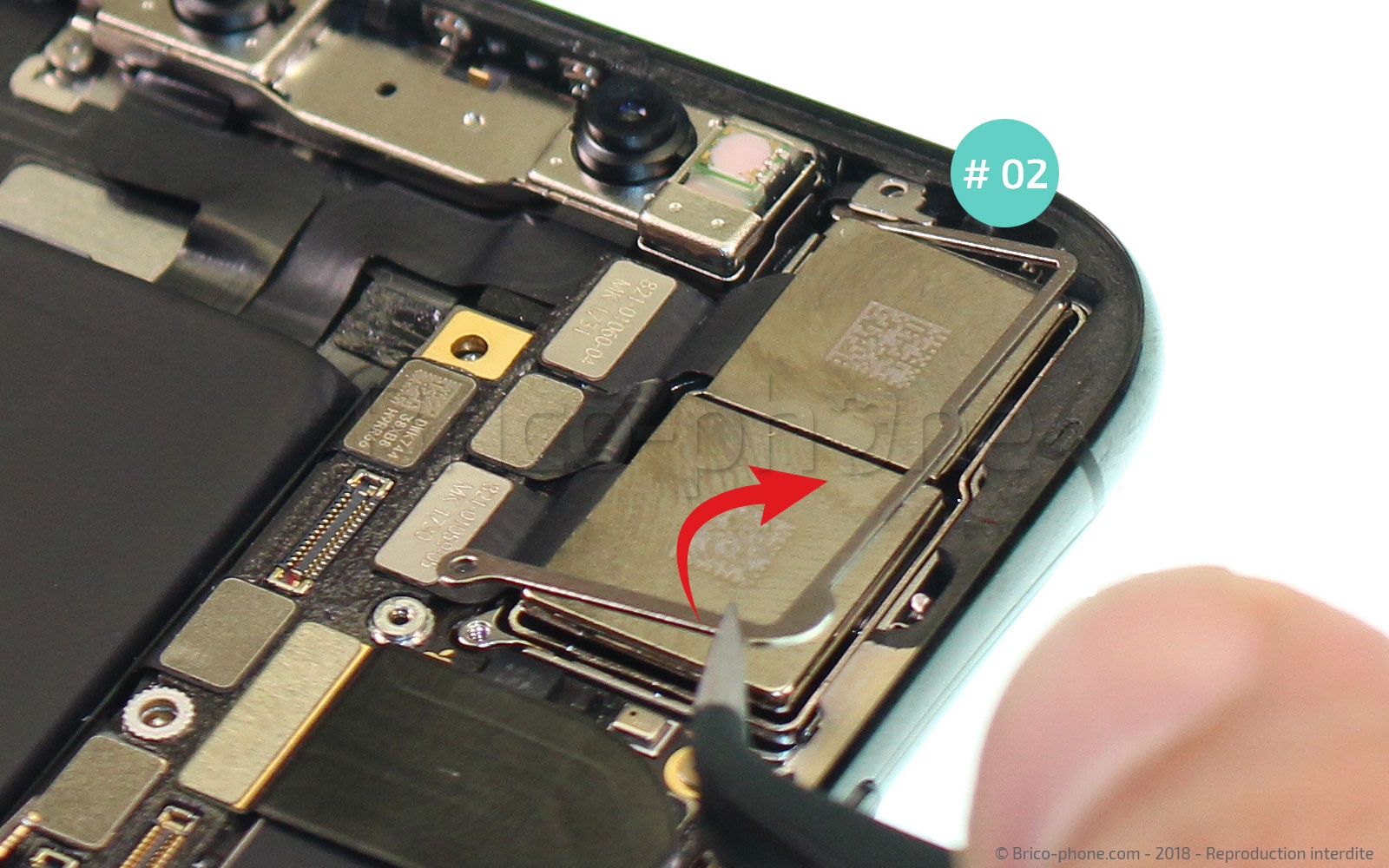 Démontage complet sur iPhone X photo 3