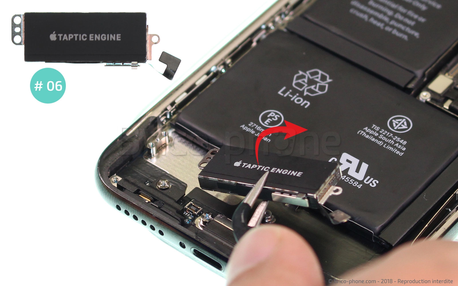 Démontage complet sur iPhone X photo 2