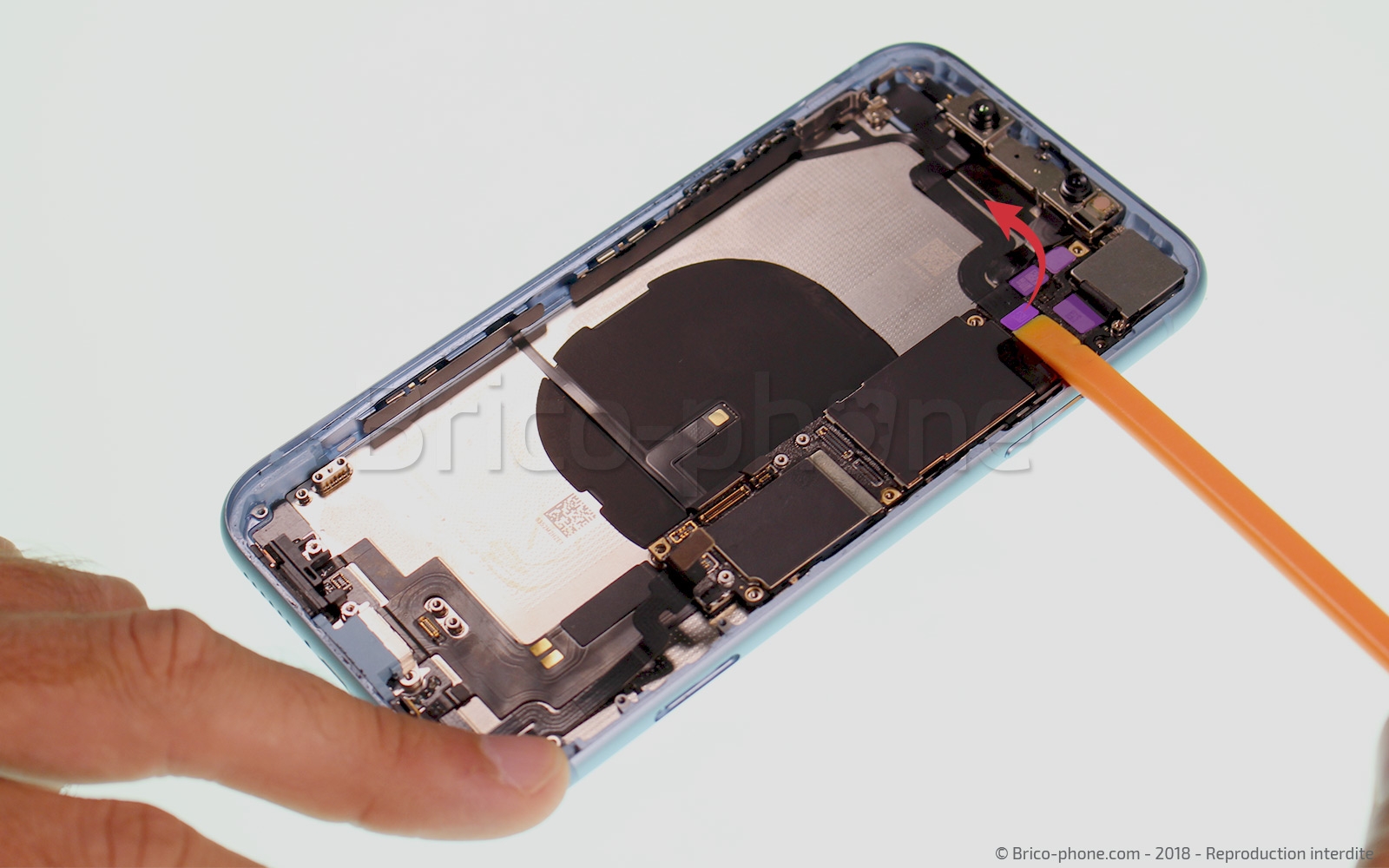 Démontage complet  sur iPhone XR photo 3