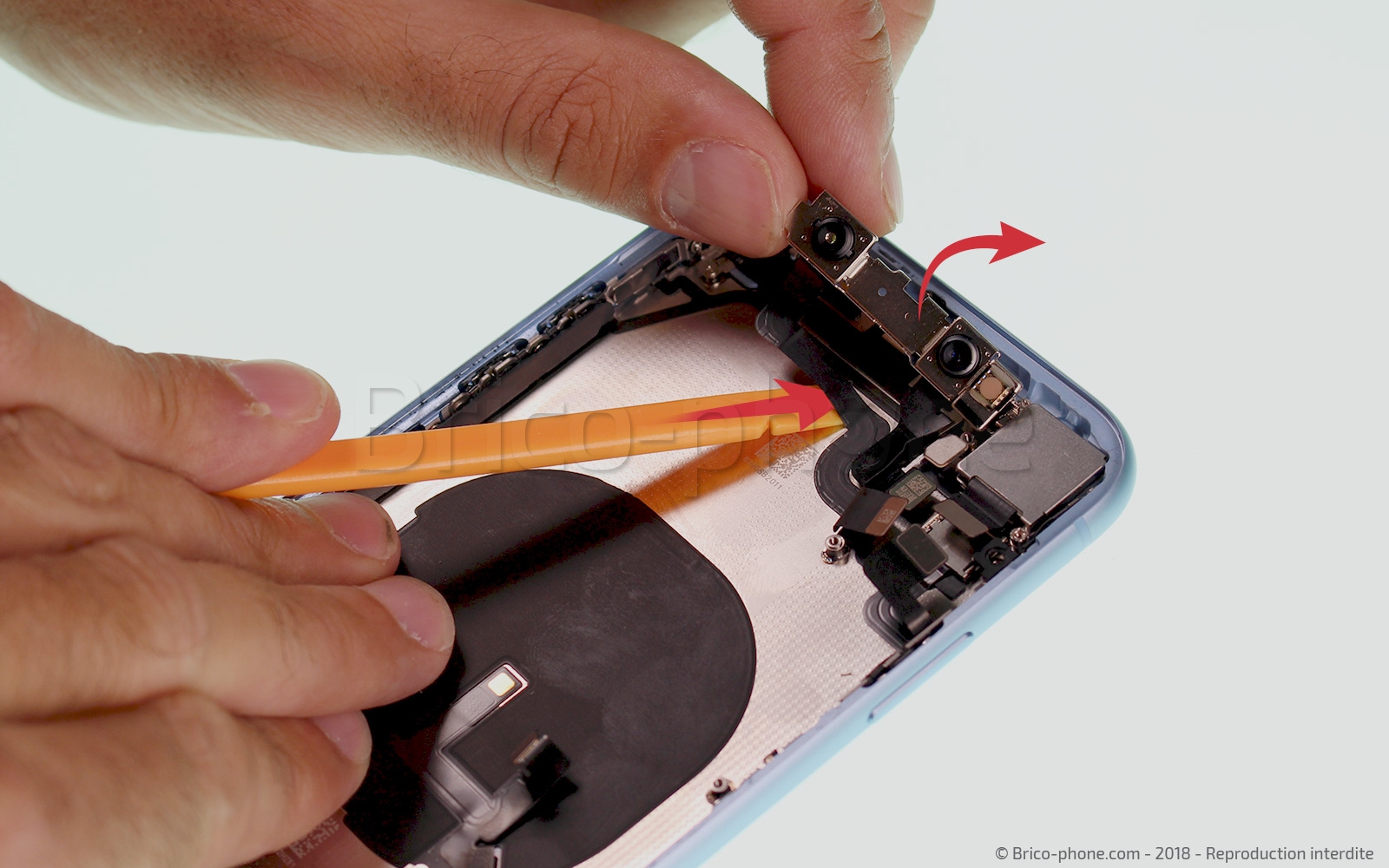 Démontage complet  sur iPhone XR photo 2