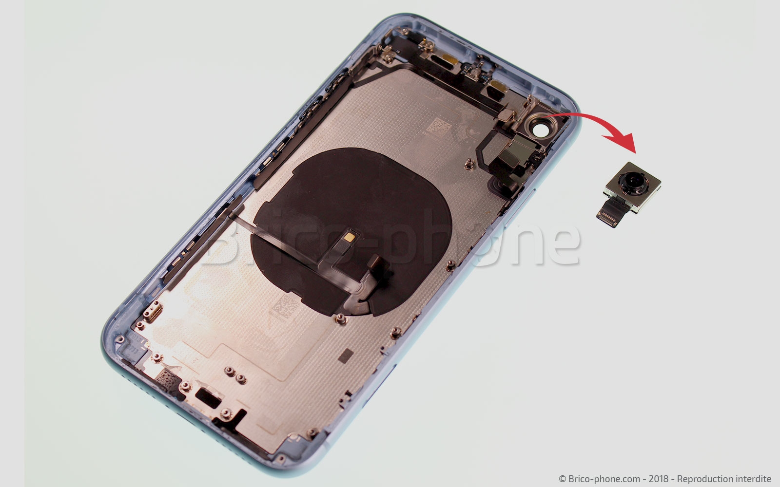 Démontage complet  sur iPhone XR photo 4