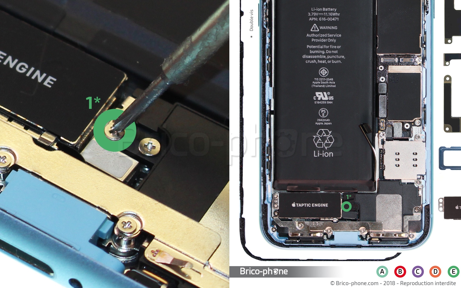 Démontage complet  sur iPhone XR photo 1