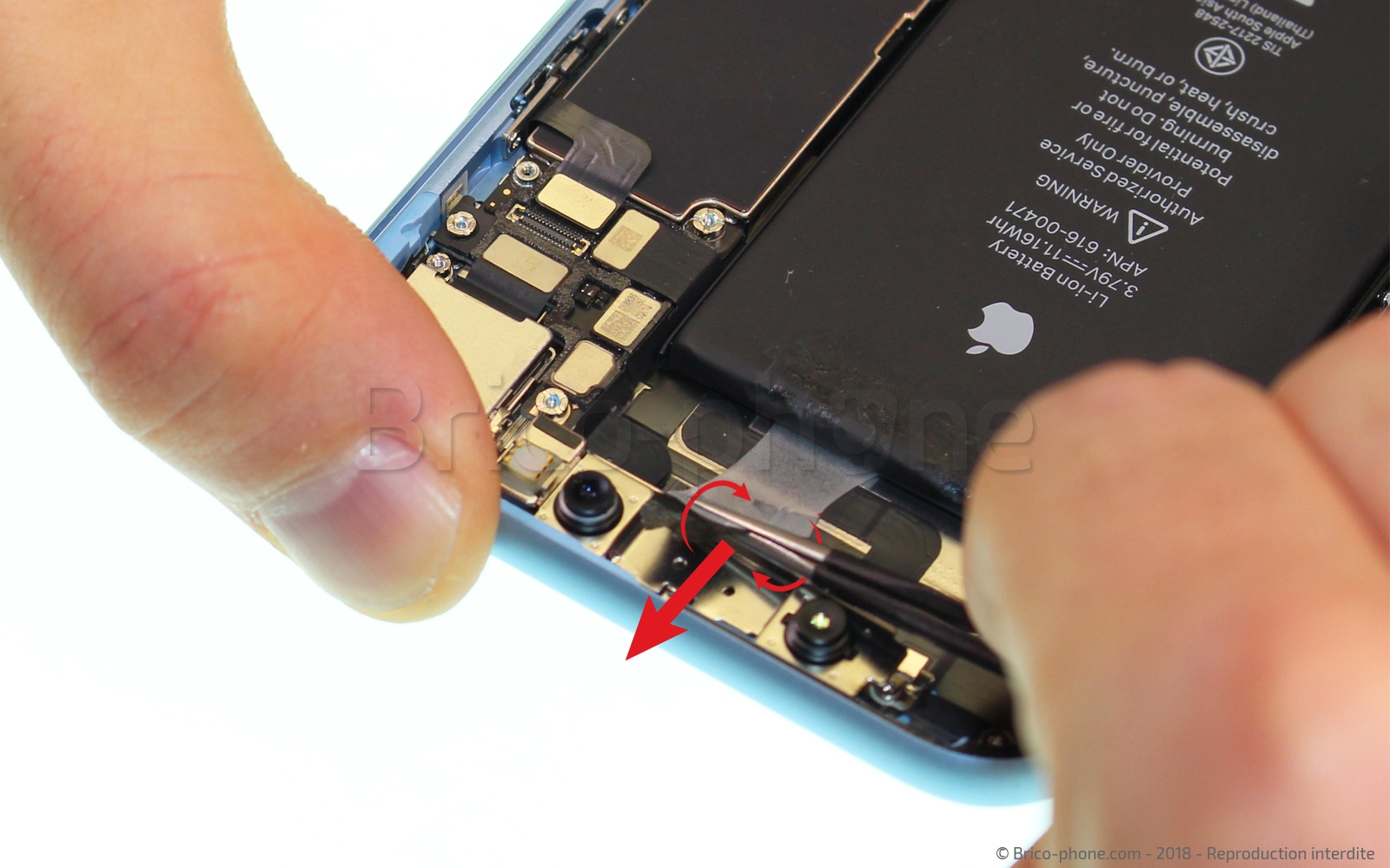 Démontage complet  sur iPhone XR photo 4