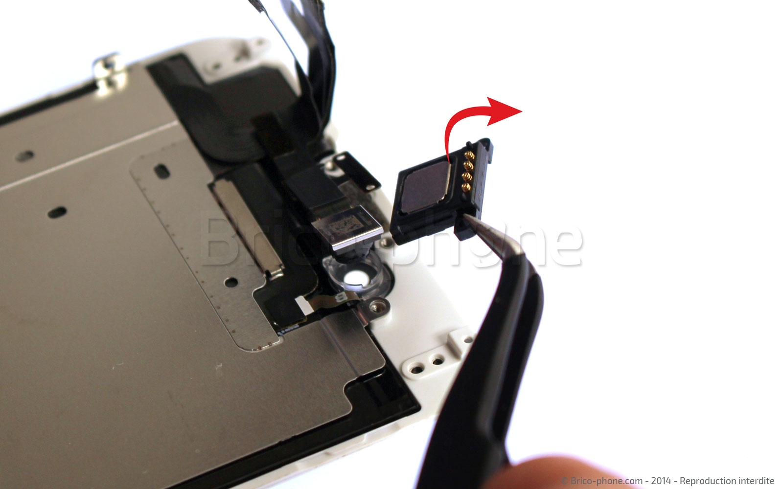 Changement de nappe caméra avant Facetime sur iPhone 6 photo 2