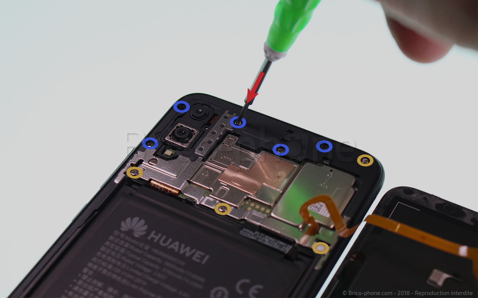 Changement du connecteur de charge sur Honor 8X photo 2