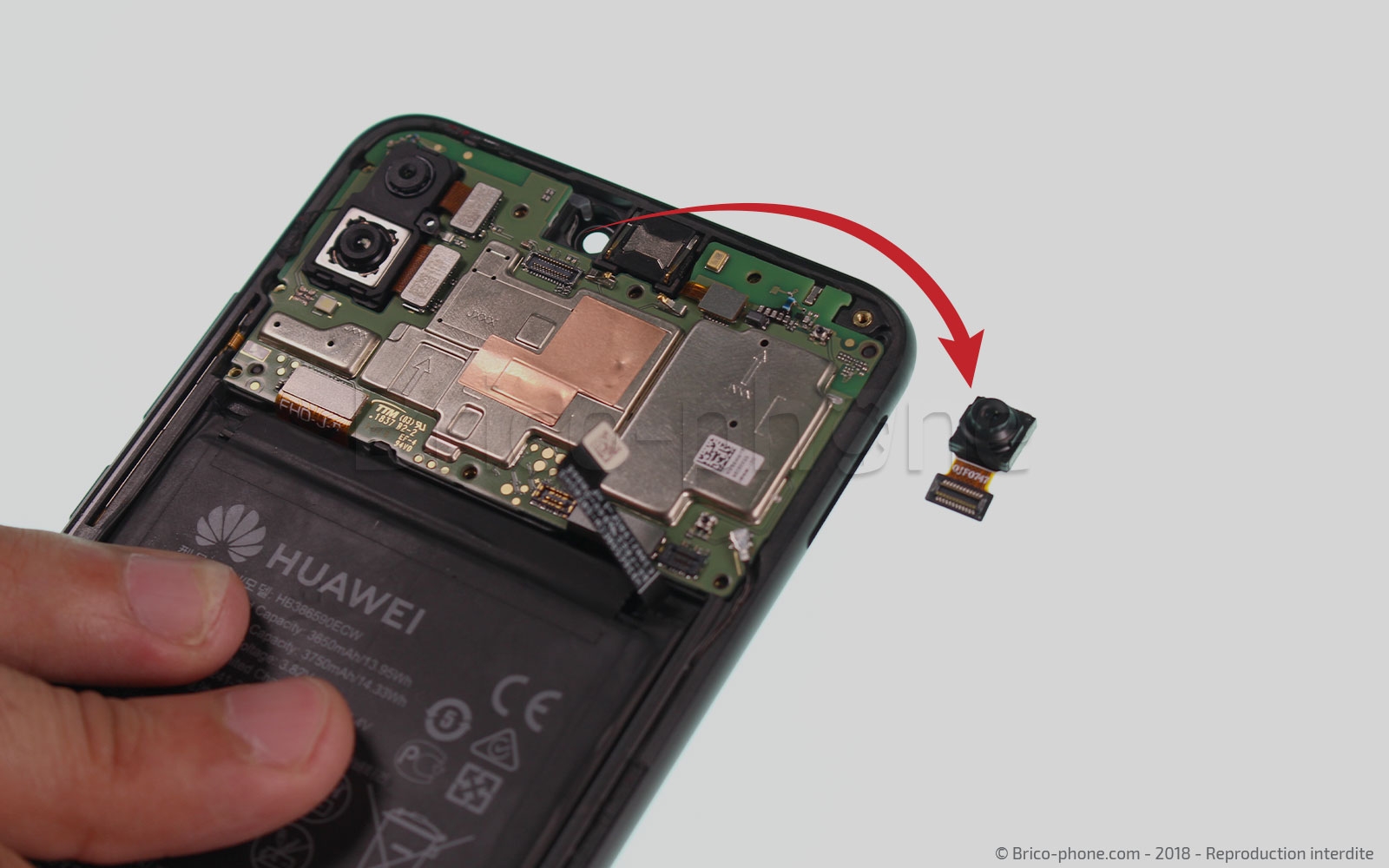 Changement de caméra avant sur Honor 8X photo 3