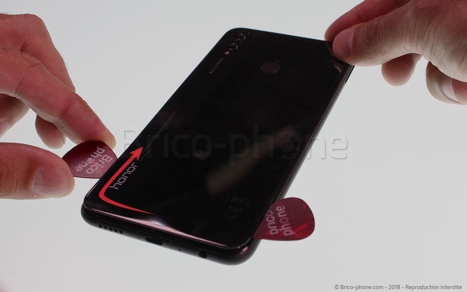 Changement de vitre arrière sur Honor 8X photo 1