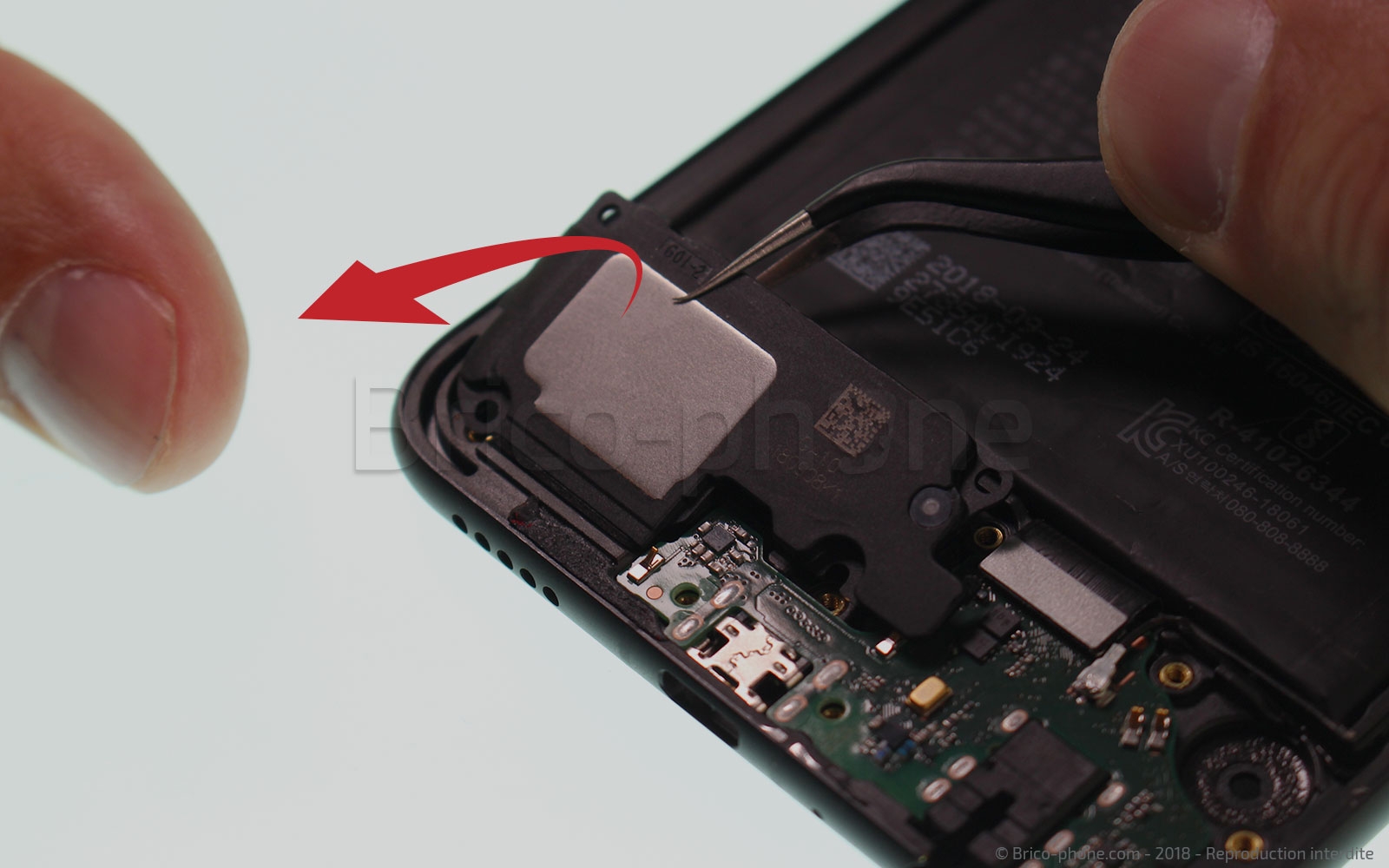 Changement du haut-parleur externe sur Honor 8X photo 1