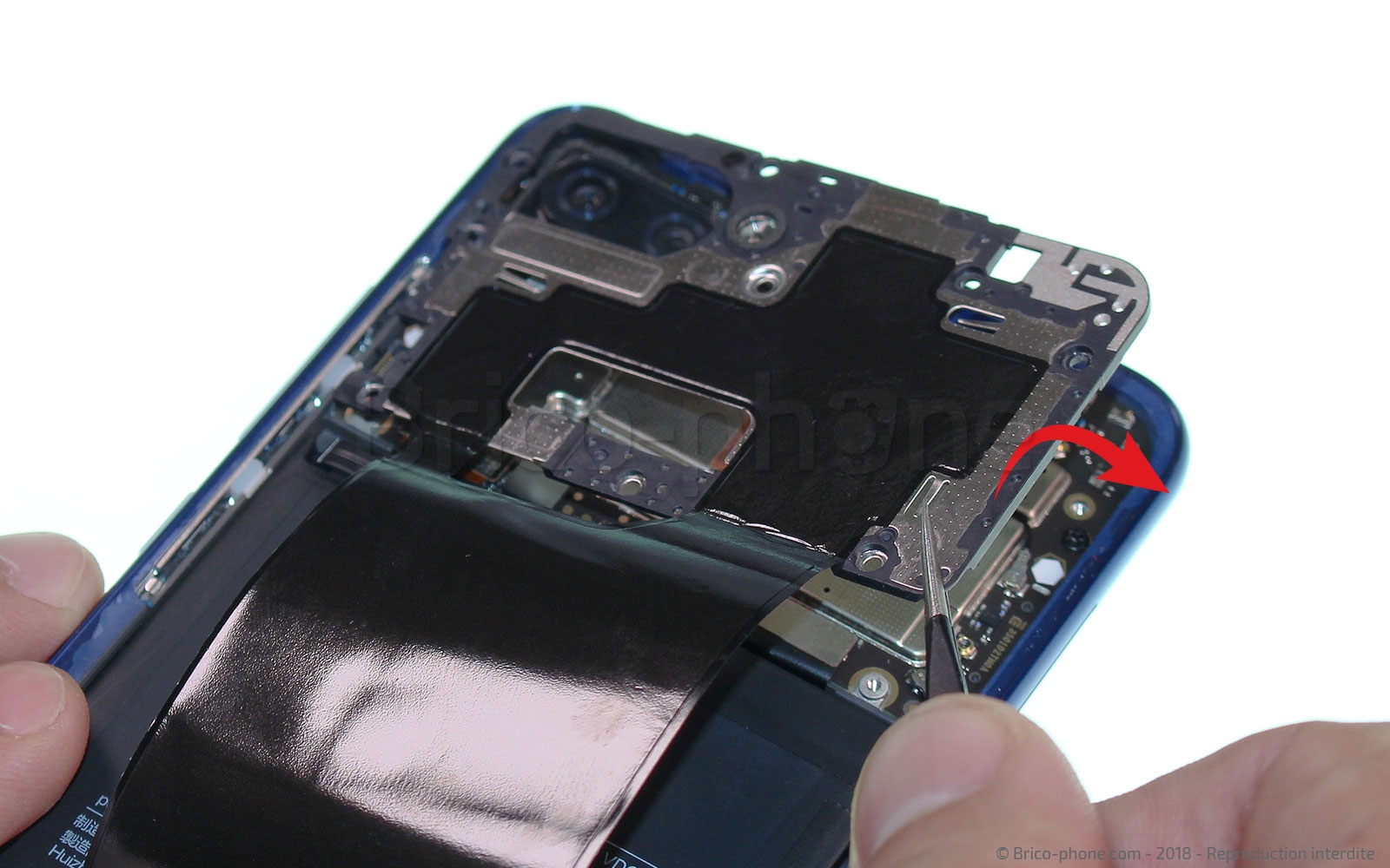 Changement d'écran (vitre+LCD) sur Mi 8 Lite photo 1